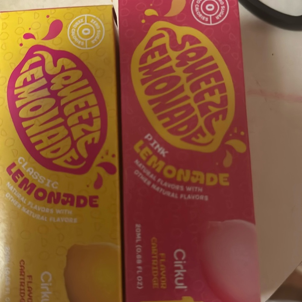 Set of two(2) lemonade for the cirkul bottle